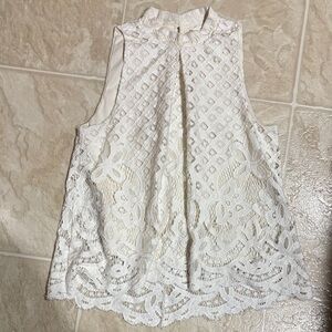 Lace Western Tank